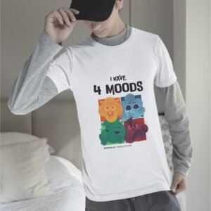 Ahh I Have 4 Moods - Swag 100% Cotton Tee