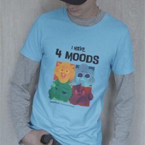 Alternative view of Ahh I Have 4 Moods - Swag 100% Cotton Tee