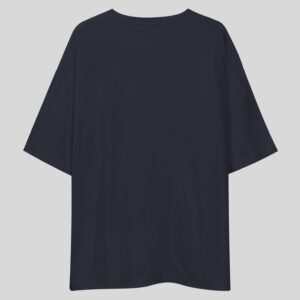 Alternative view of Plain Drop Shoulder Tee - Navy