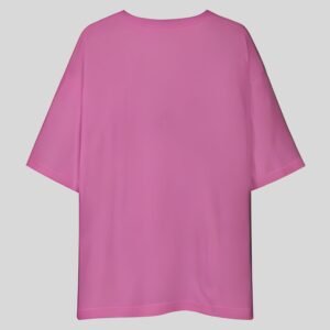 Alternative view of Plain Drop Shoulder Tee - Light Purple