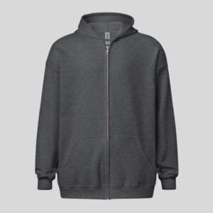 Zipper Hoodie - Charcoal Grey