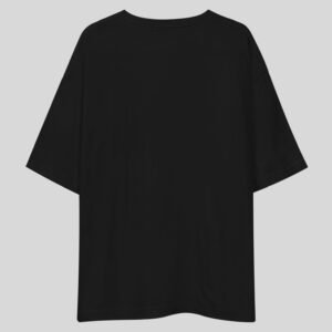 Alternative view of Plain Drop Shoulder Tee - Black
