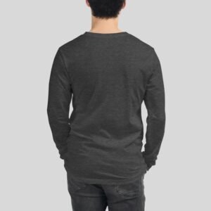 Alternative view of Full Sleeve Tee - Charcoal Grey
