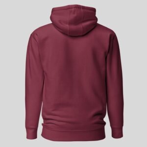 Alternative view of Hoodie - Maroon