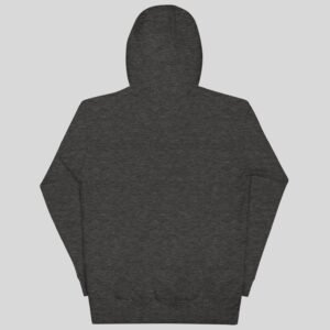 Alternative view of Zipper Hoodie - Charcoal Grey