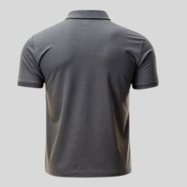 Polo-shirt - Charcoal Grey - Image 2
