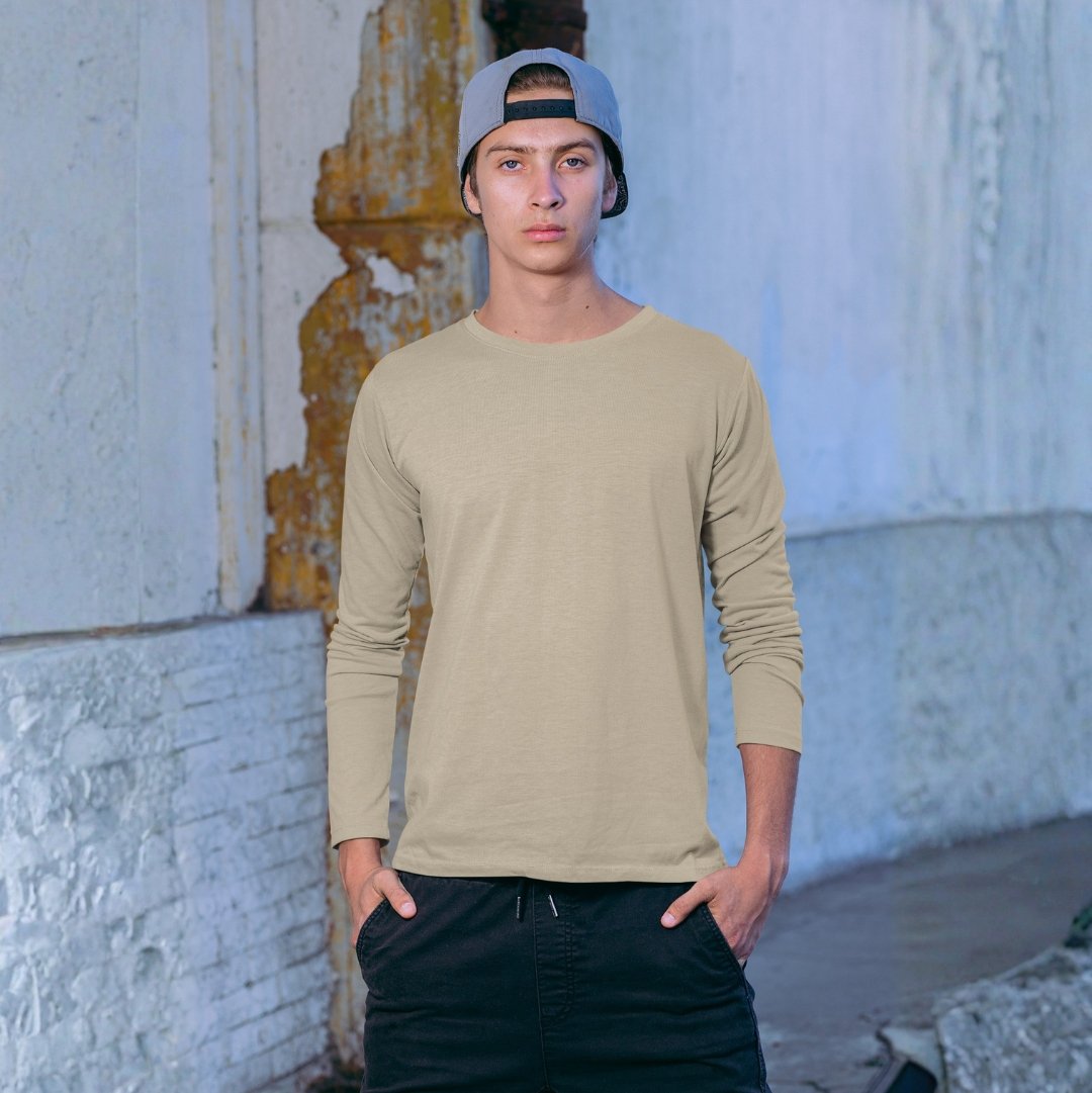 Full Sleeve Tee - Beige