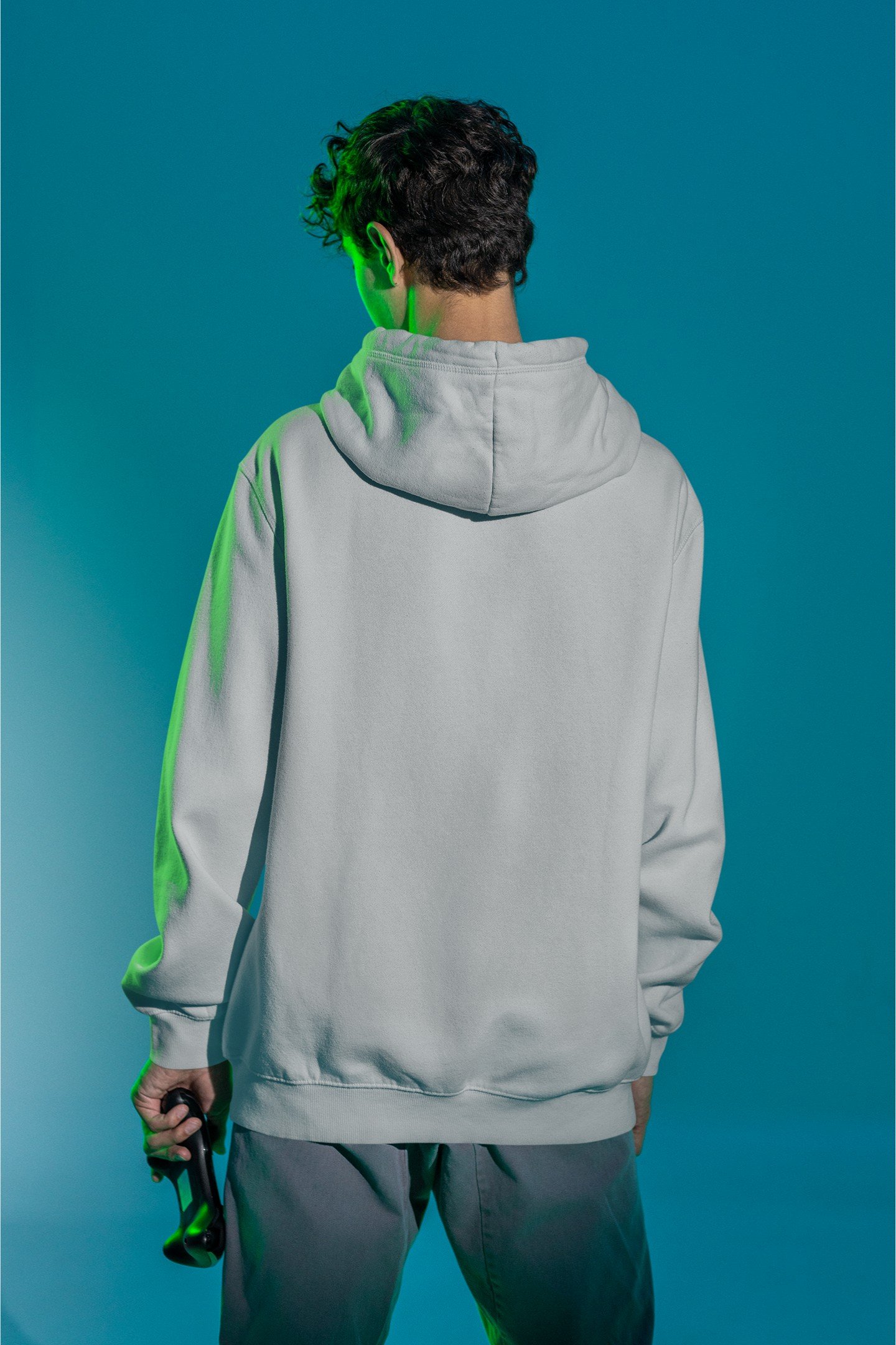 Hoodie - Heather Grey - Image 2