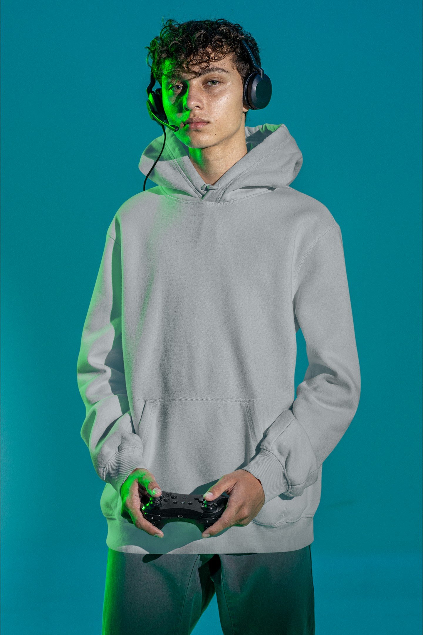 Hoodie - Heather Grey