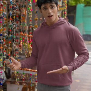 Alternative view of Hoodie - Maroon