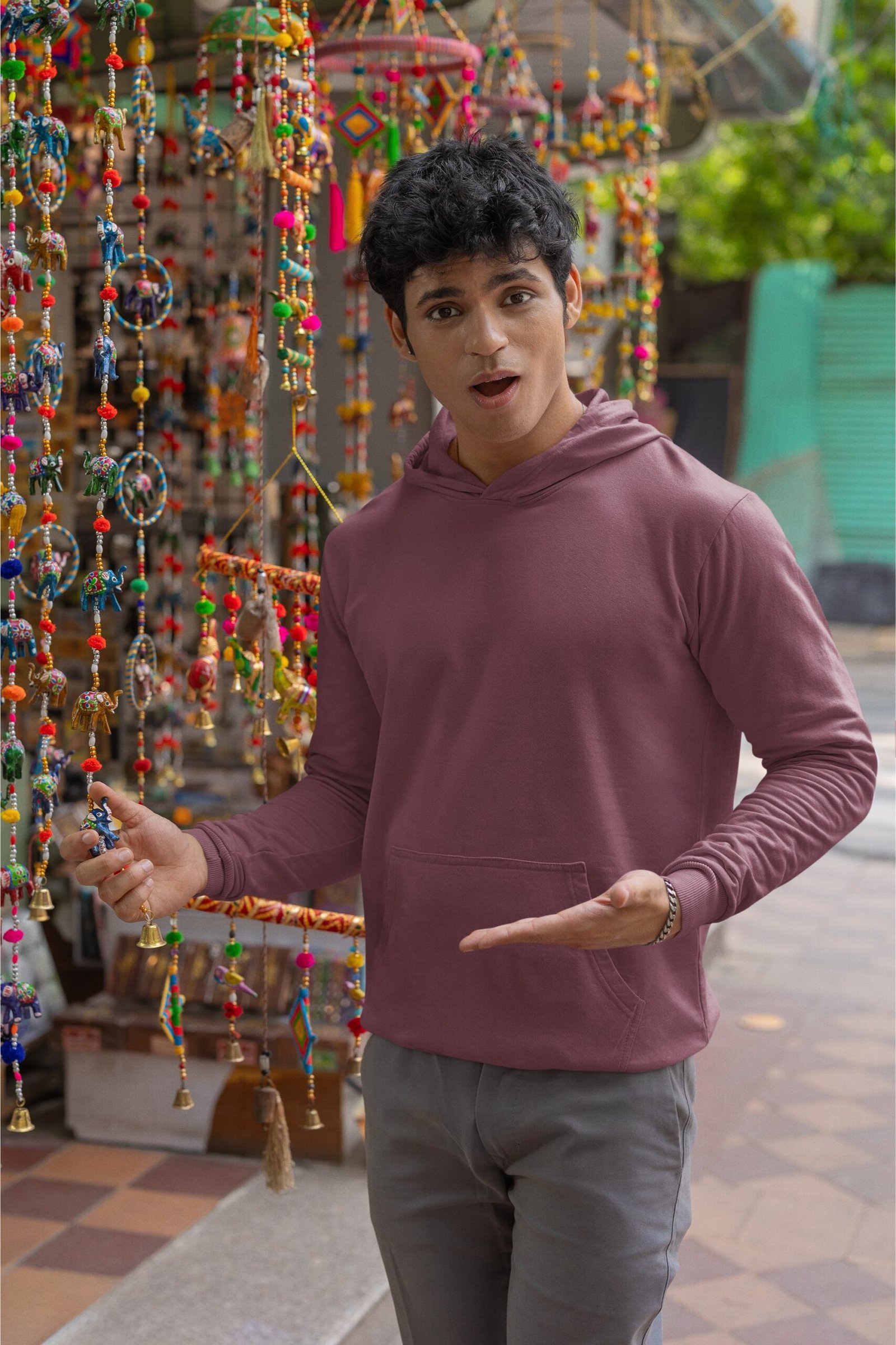 Hoodie - Maroon - Image 2