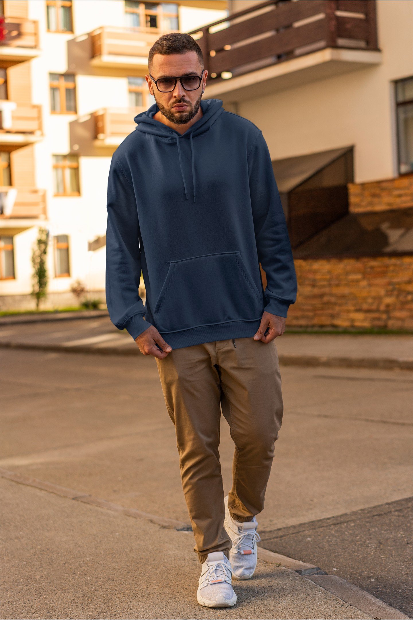 Hoodie - Navy - Image 2
