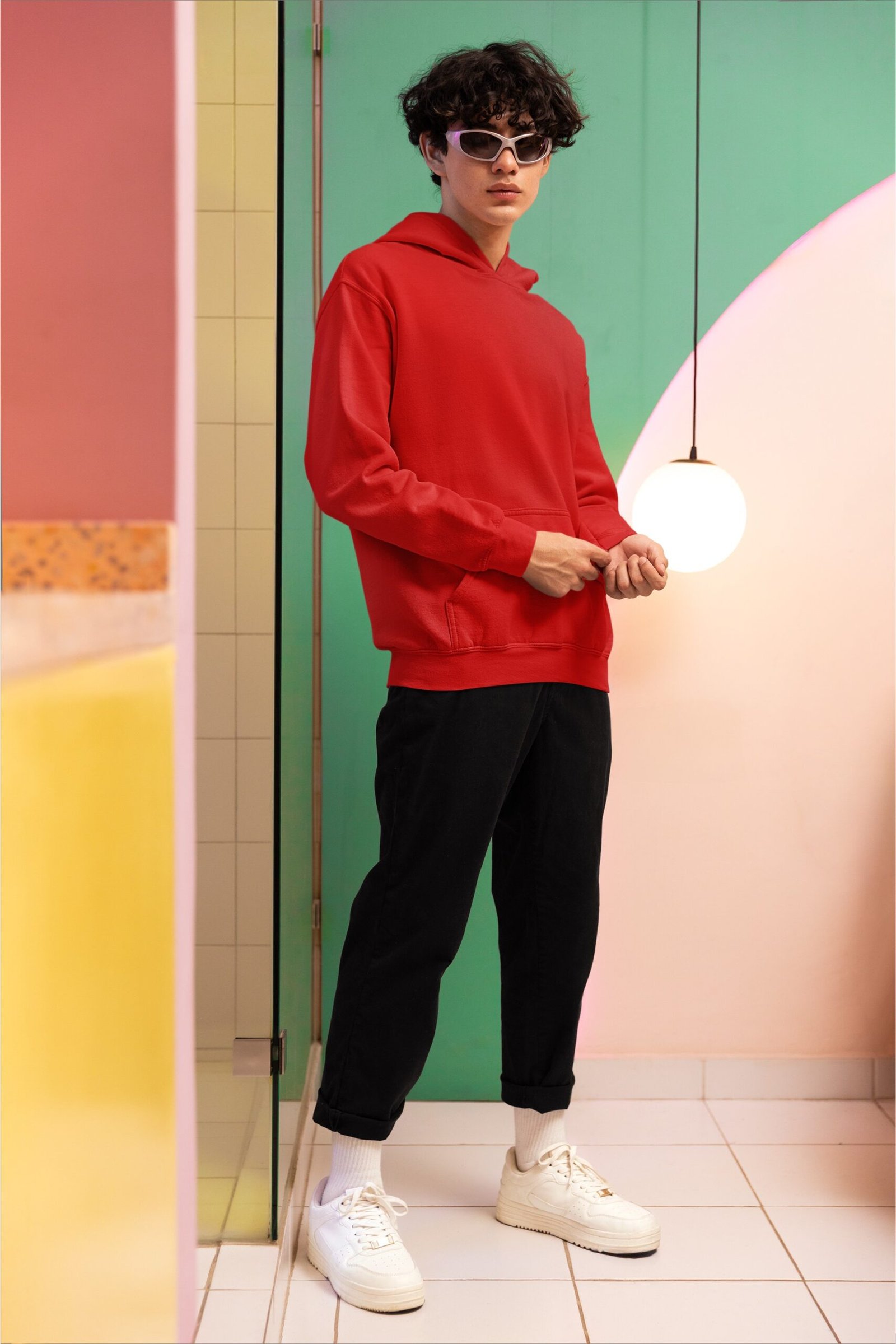 Hoodie - Red - Image 2