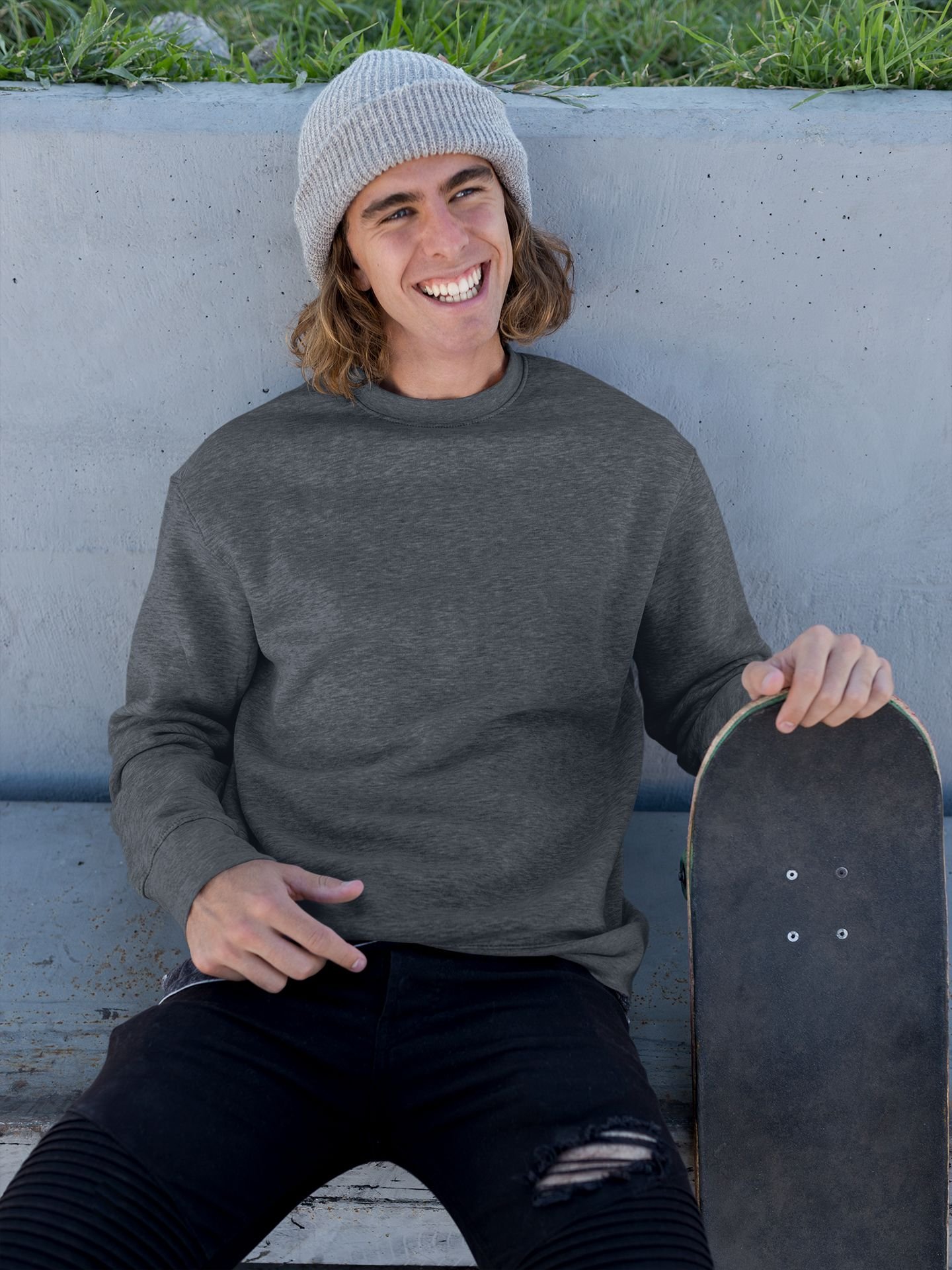 Sweat-Shirt - Charcoal Grey