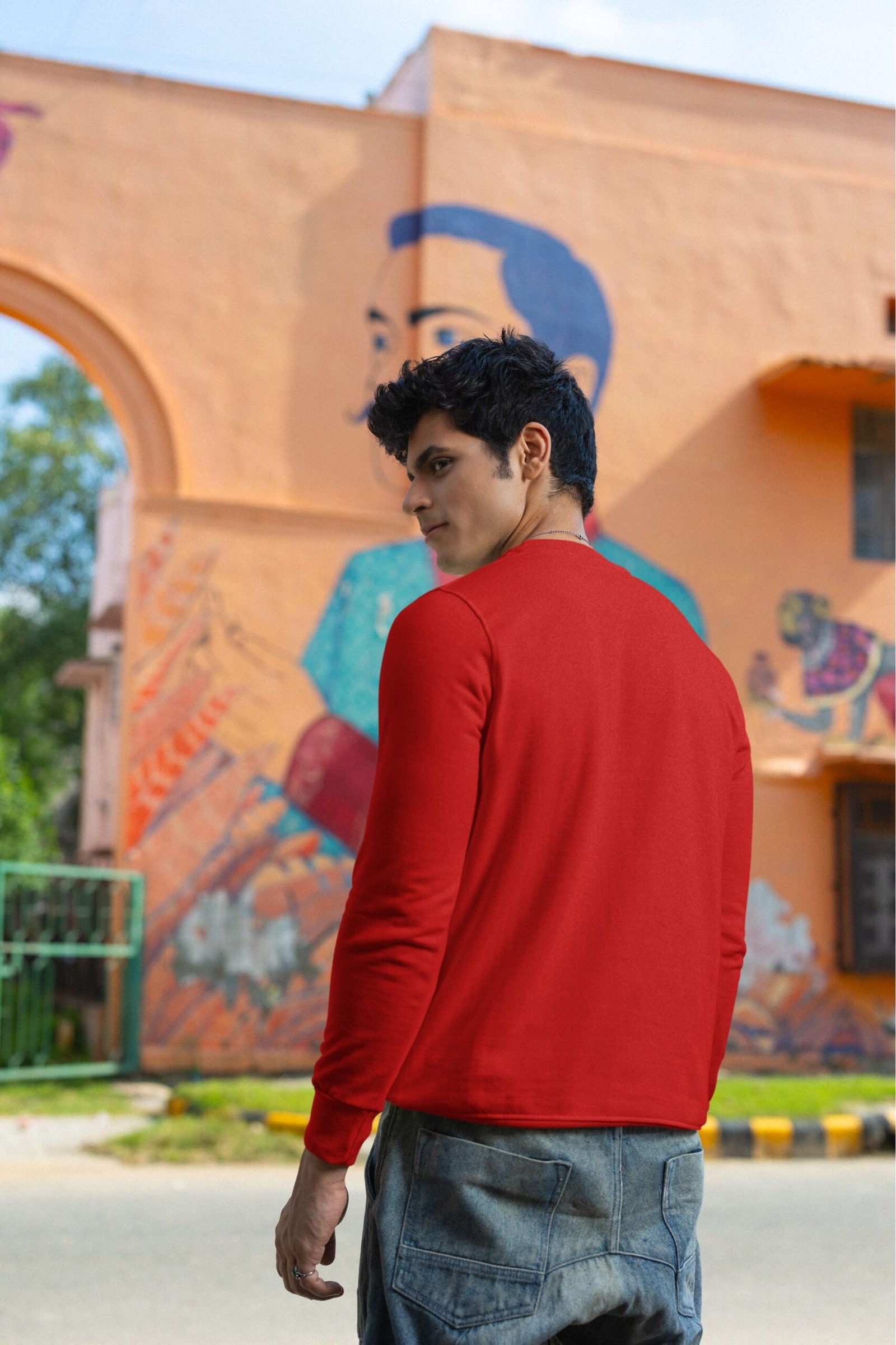 Sweat-Shirt - Red - Image 2