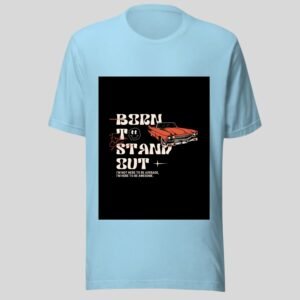 Alternative view of Born To stand Out Swag 100% Cotton Tee