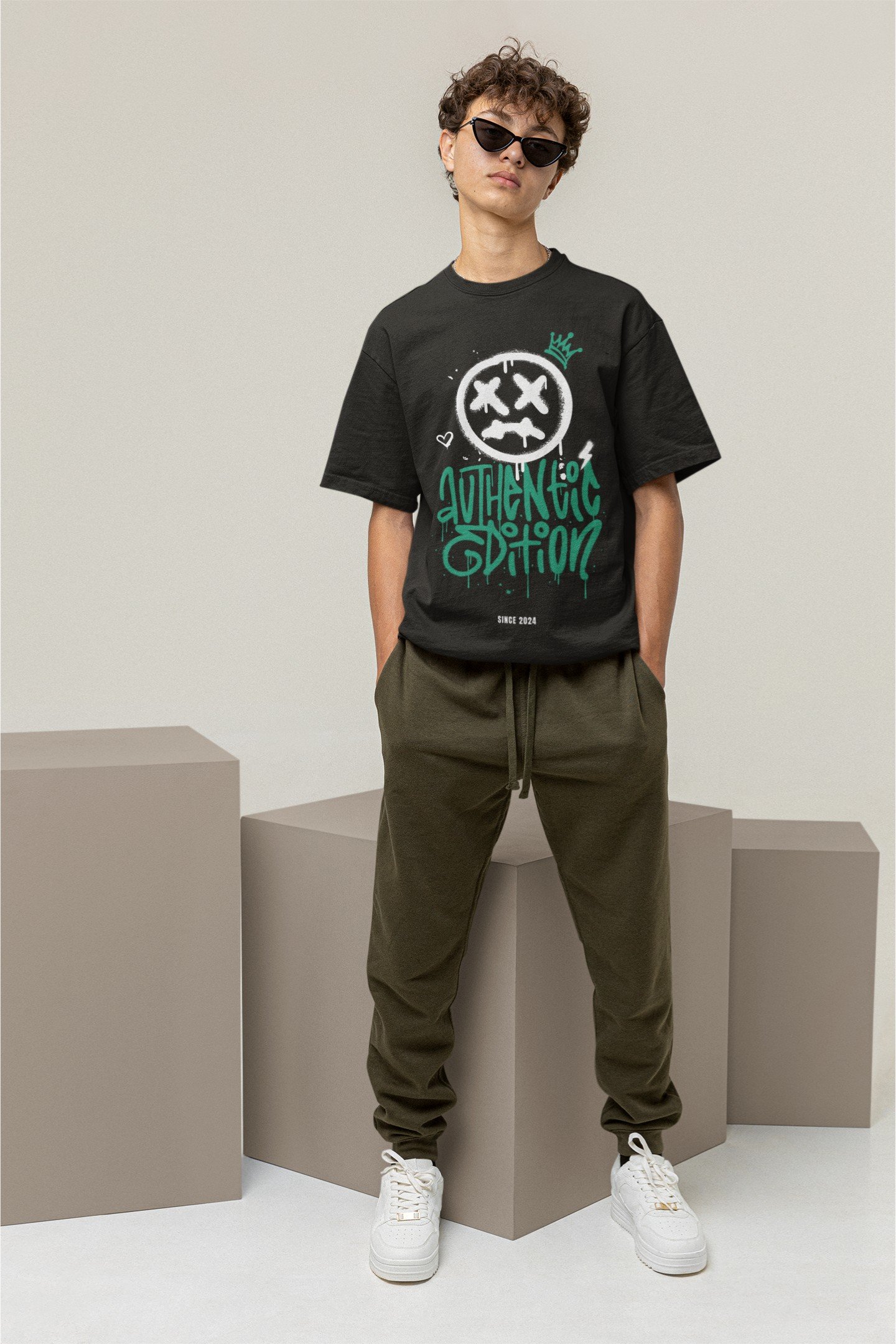 Authentic edition Swag - Drop Shoulder Tee - Image 2