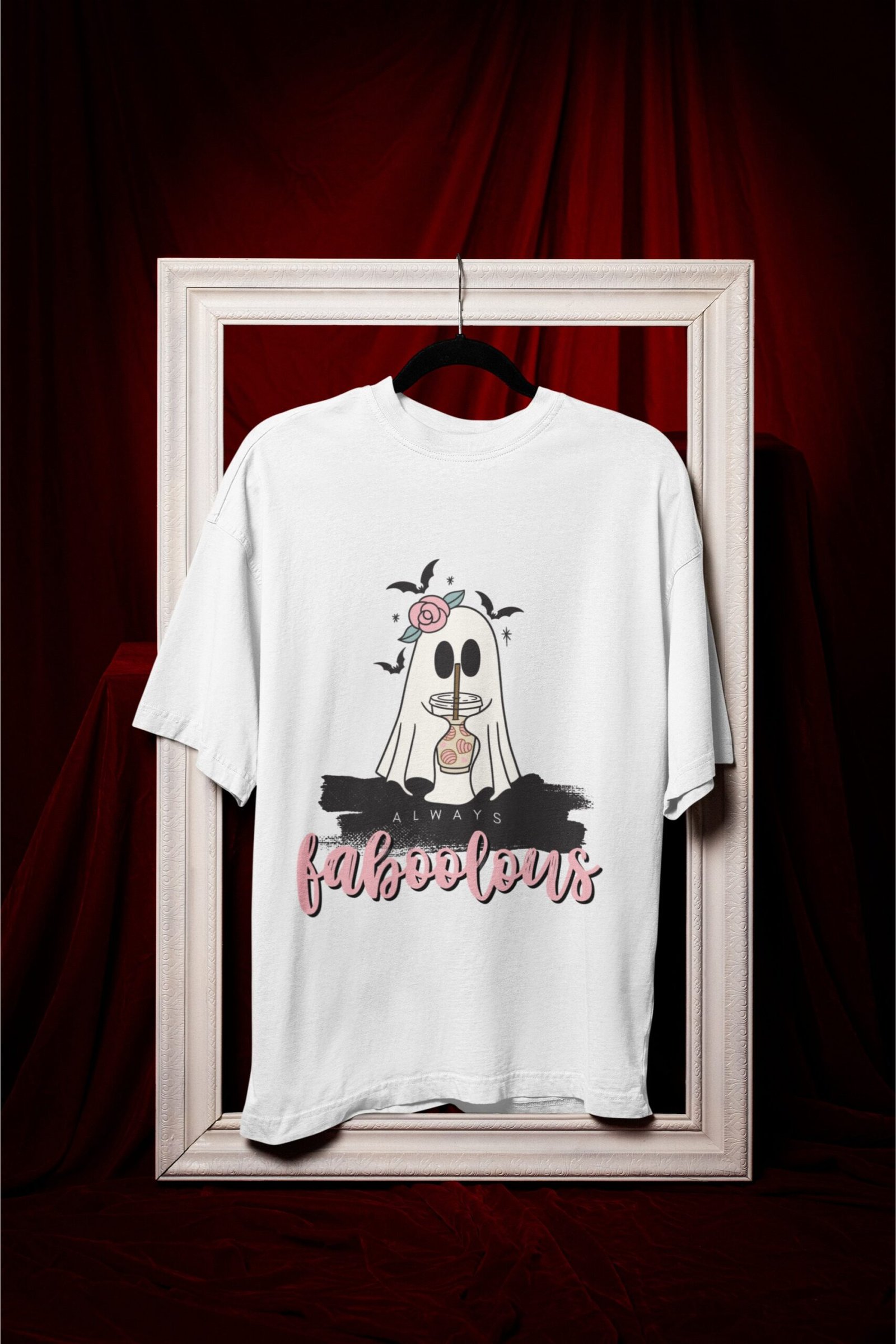 Always Faboolous Cute, Scary - Drop Shoulder Tee - Image 3