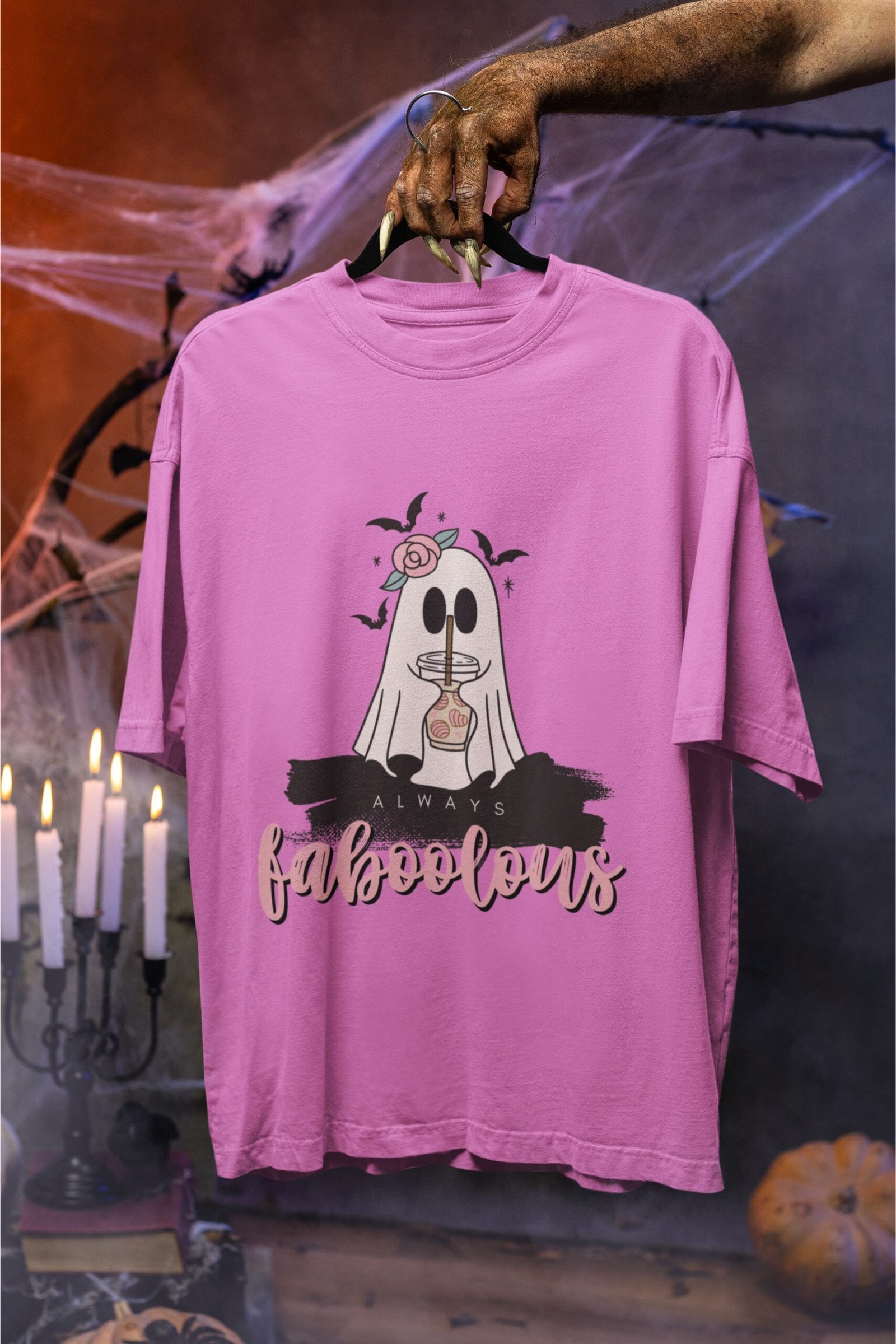 Always Faboolous Cute, Scary - Drop Shoulder Tee