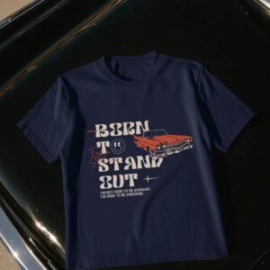 Alternative view of Born To stand Out Swag 100% Cotton Tee