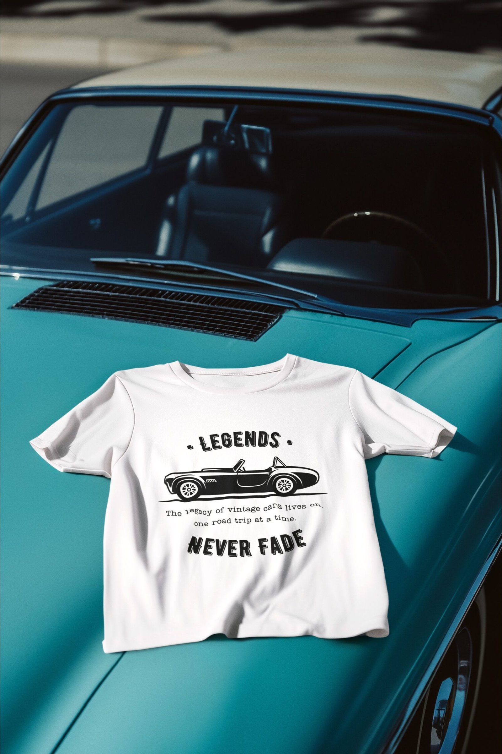 A-Plus Quality Print, Legends Never Fade, Swag, 100% Cotton Tee - Image 2