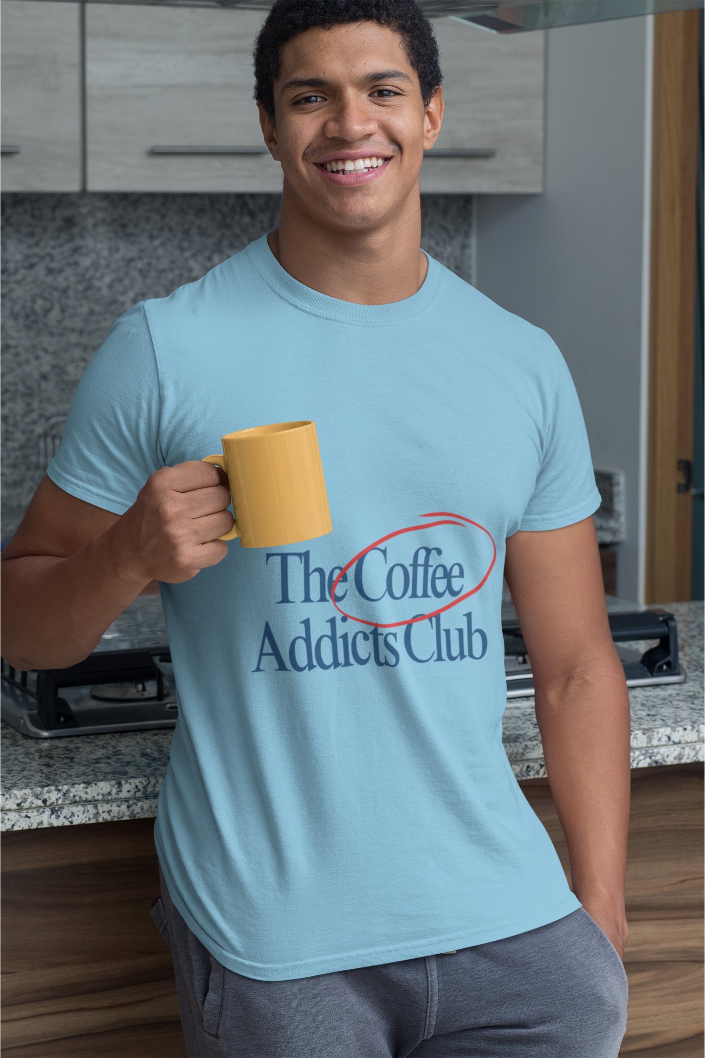 Coffee Addicts Club - Swag, Hobby, 100% Cotton Tee