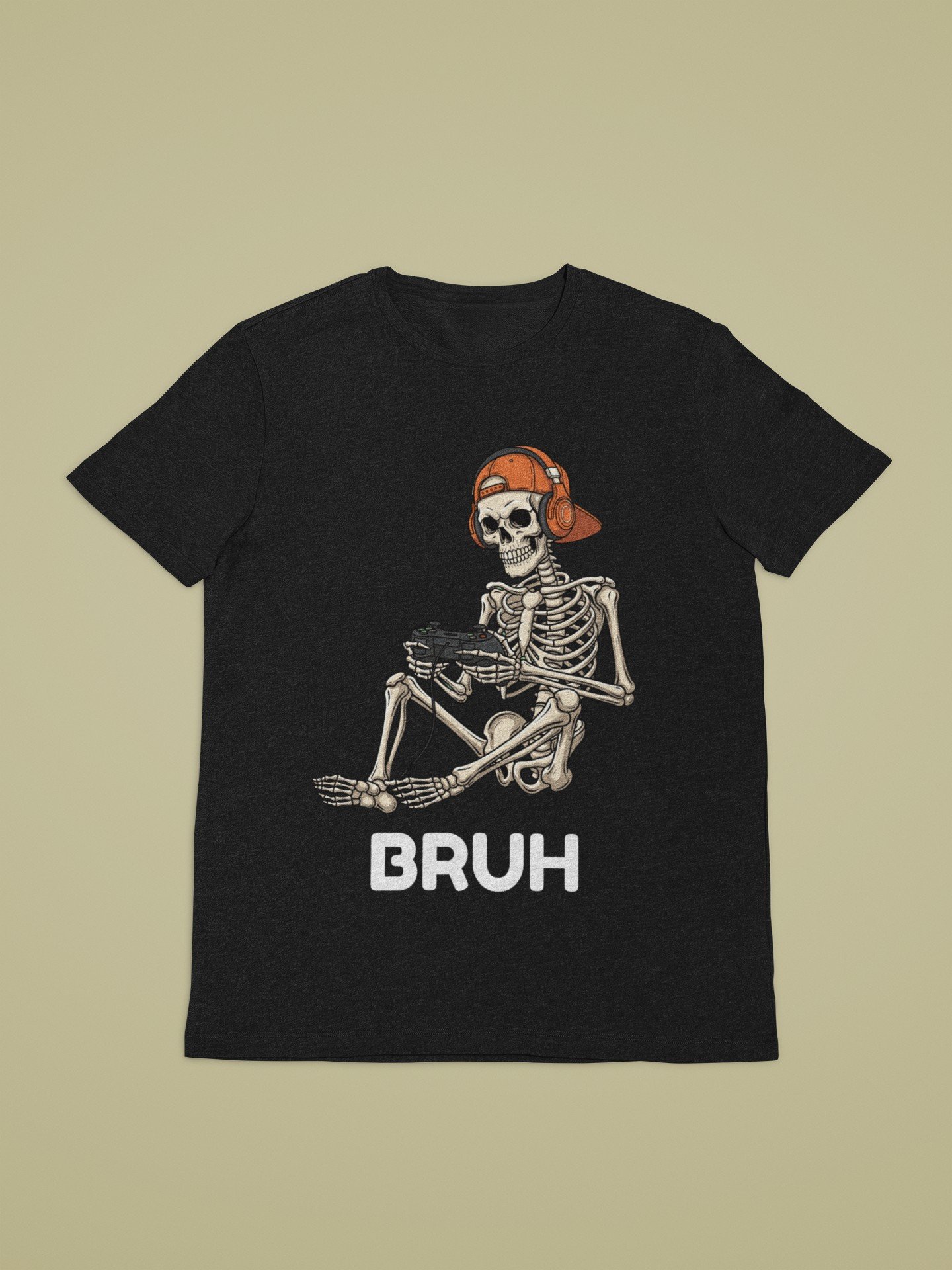 BRUH - Gamer, Swag, 100% Cotton Tee - Image 2