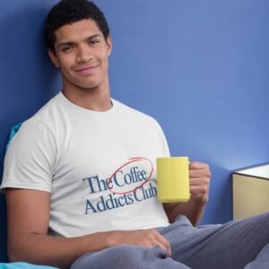 Alternative view of Coffee Addicts Club - Swag, Hobby, 100% Cotton Tee