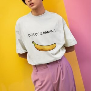 Dolce & Banana - Funny, Swag, Parody, Drop Shoulder Tee