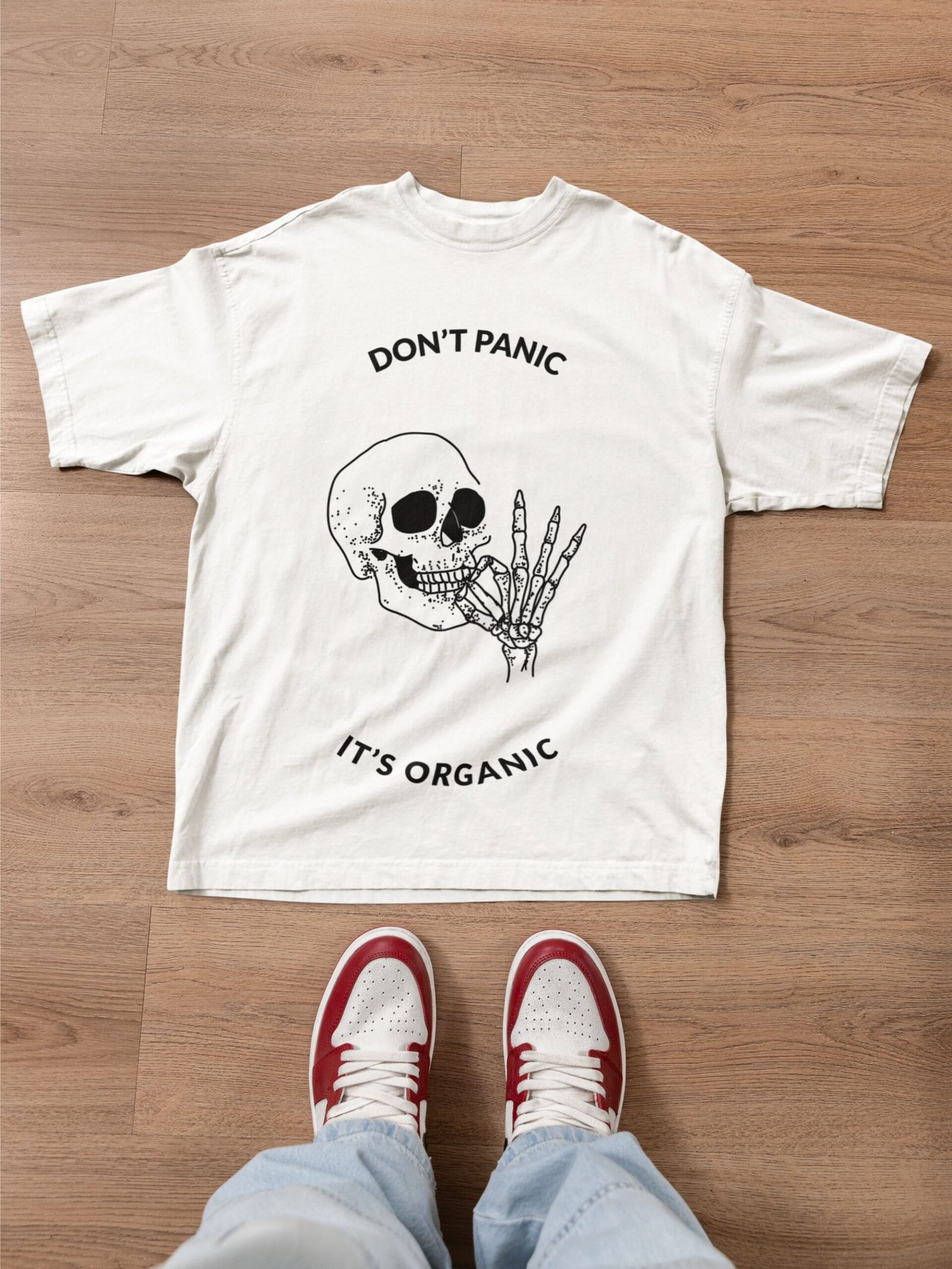 Don't Panic It's Organic - Funny, Swag, drop Shoulder Tee