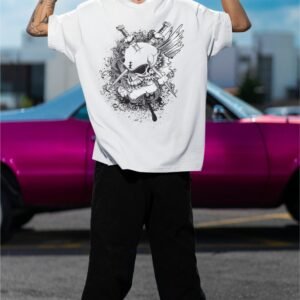 Dagger Skull - Swag, Drop Shoulder Tee