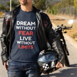 Alternative view of Dream Without Fear Live Without Limits - Swag, 100% Cotton Tee