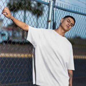 Alternative view of Floral skull - Swag, Artistic, Drop Shoulder Tee