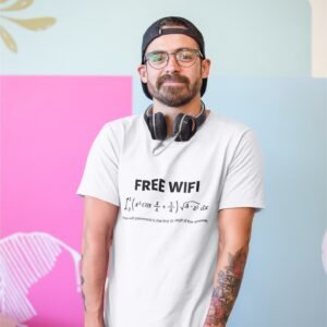 Free Wifi - Funny, Nerd, Tech Savvy - 100% Cotton Tee