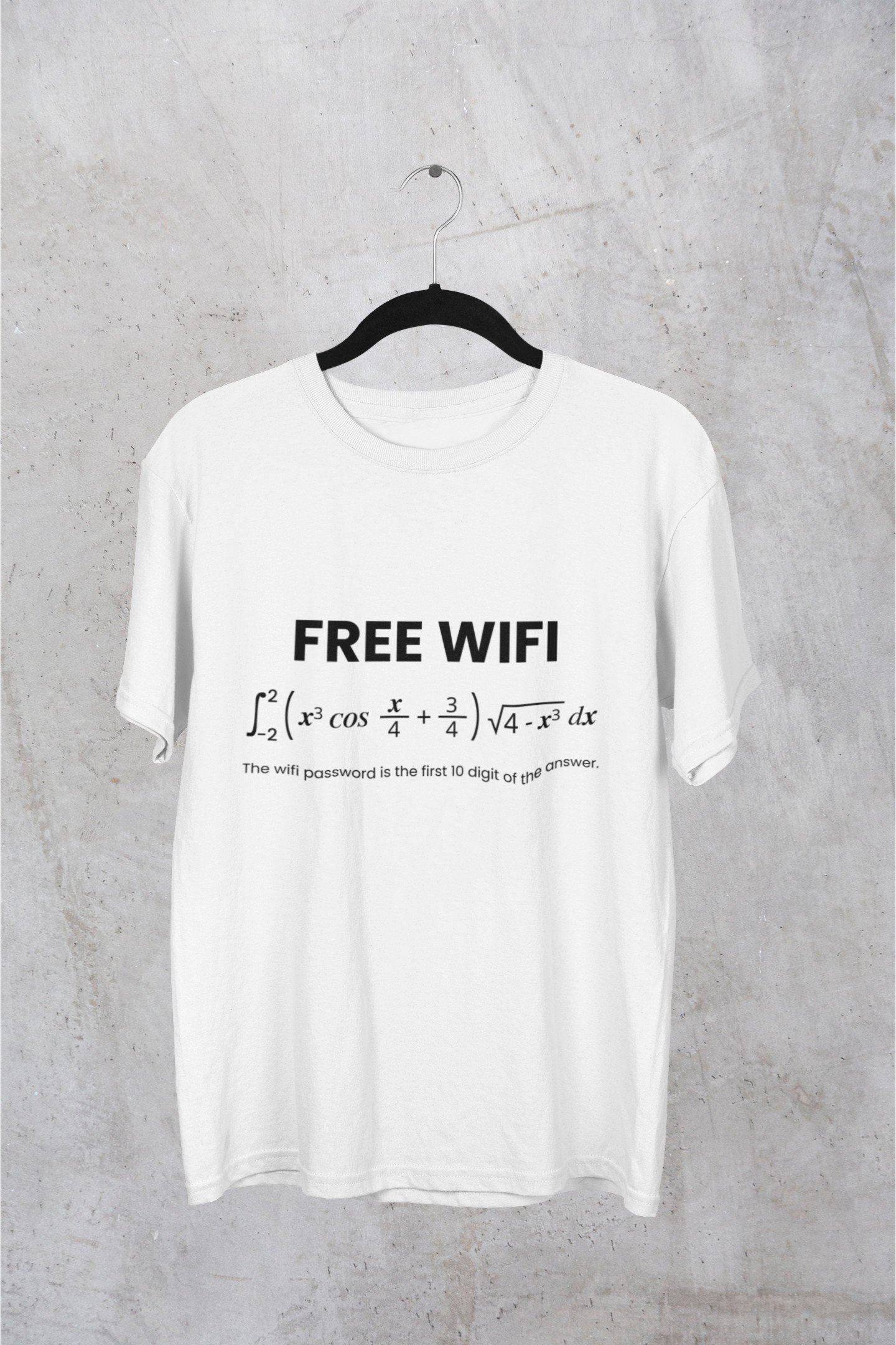 Free Wifi - Funny, Nerd, Tech Savvy - 100% Cotton Tee - Image 3