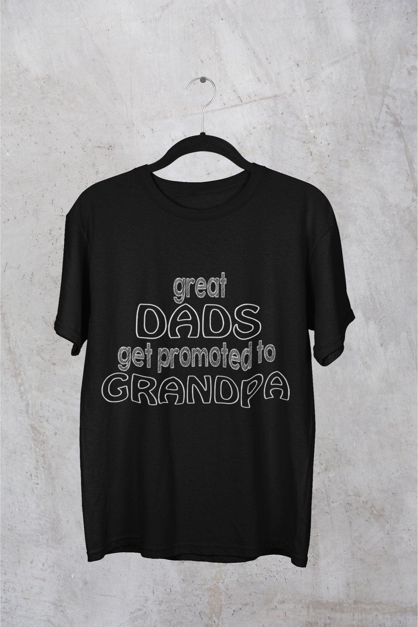 Great Dads Get Promoted To Grandpa - Grandfathers, Swag, Funny, 100% Cotton Tee - Image 3