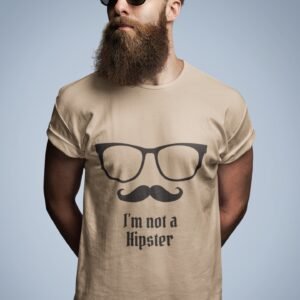 I Am Not A Hipster - Swag, 100% Cotton Tee