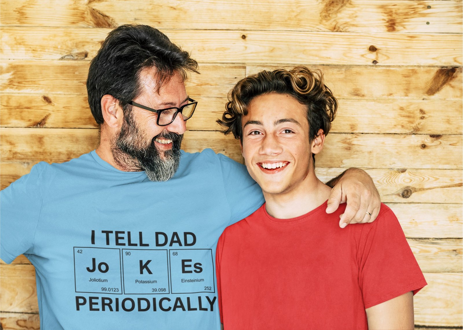 I Tell Dad Jokes Periodically - Funny, Fathers, Family, Wholesome, 100% Cotton Tee