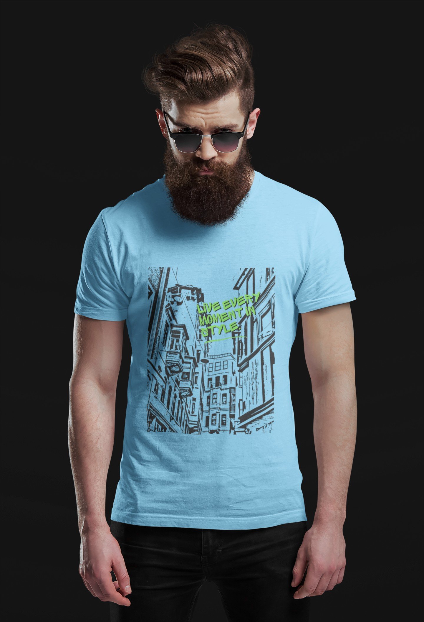 Live Every Moment In Style - Swag 100% Cotton Tee - Image 2