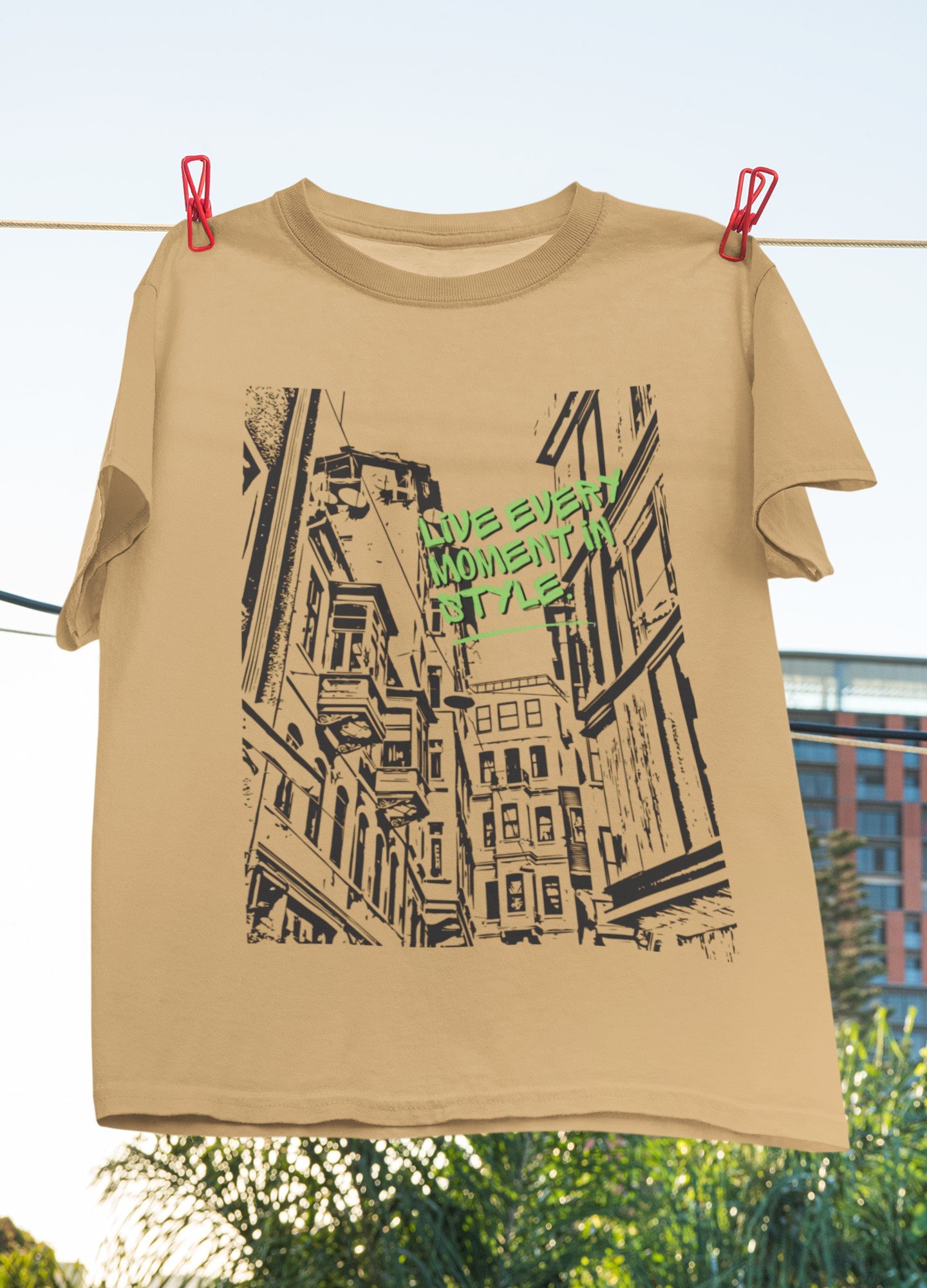 Live Every Moment In Style - Swag 100% Cotton Tee - Image 4