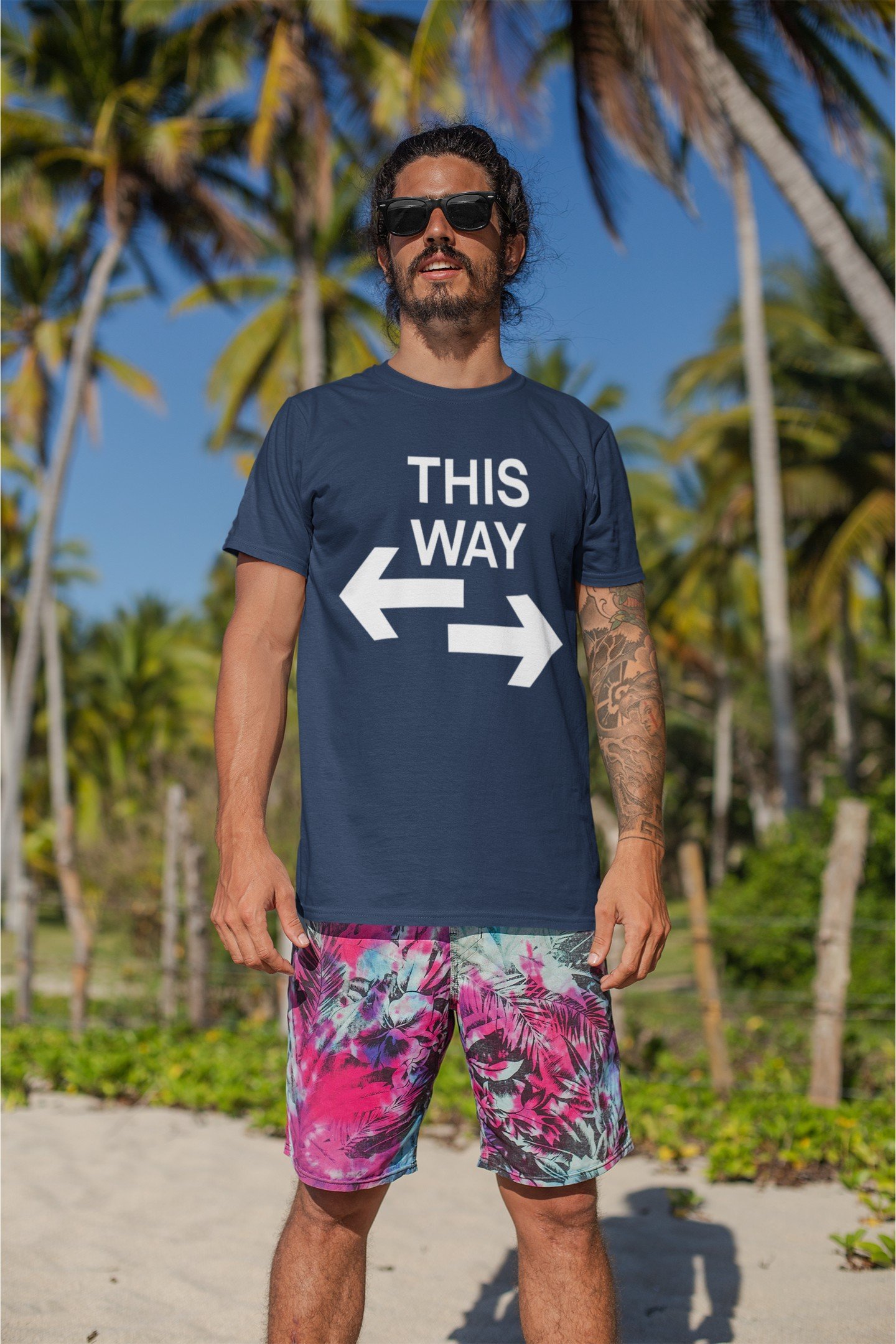 This Way - Funny, Clever, 100% Cotton Tee