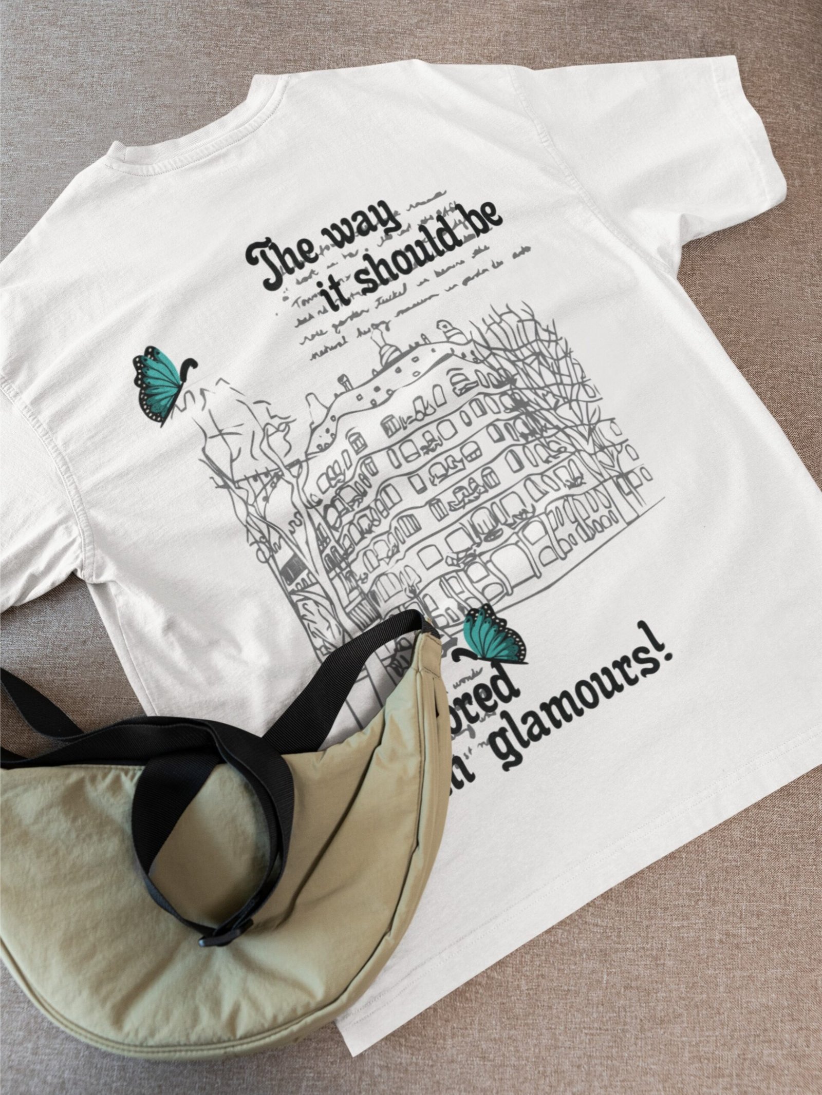 The way It Should Be Colored - Artistic, Swag, Drop Shoulder Tee - Image 2