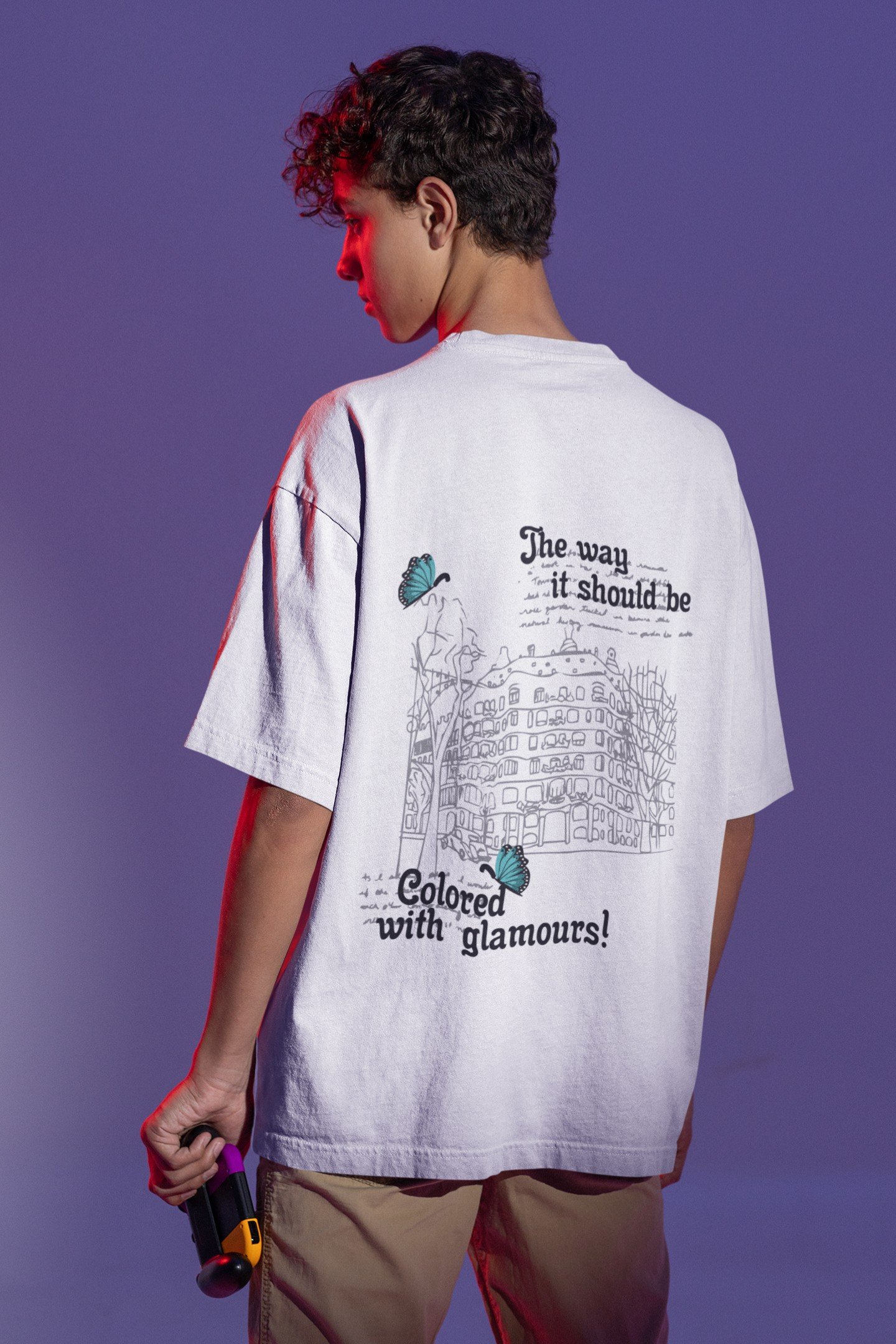 The way It Should Be Colored - Artistic, Swag, Drop Shoulder Tee