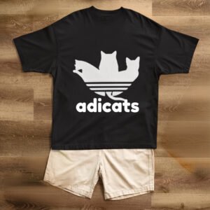 Alternative view of "Adicats"- adidas Parody Drop Shoulder Tee