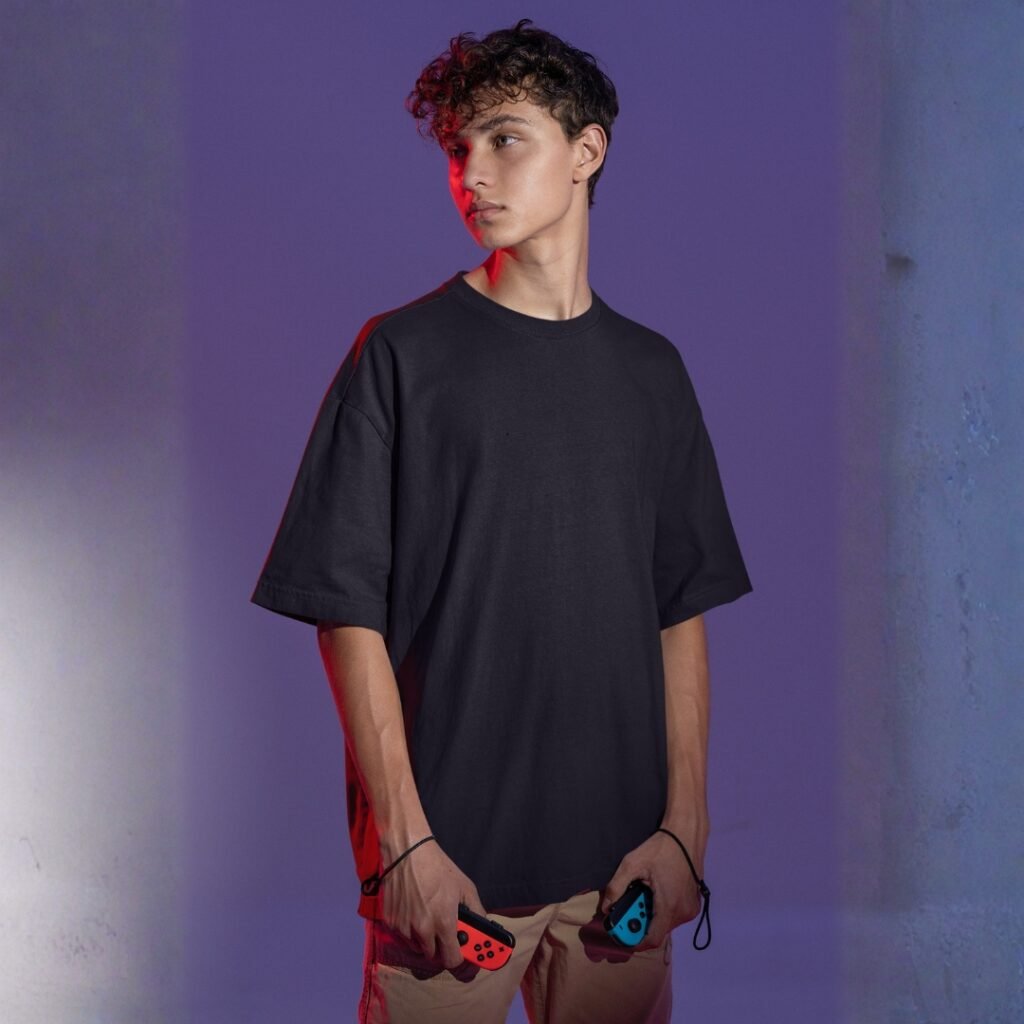 Drop Shoulder Tee - Plain