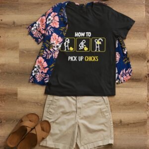 Alternative view of How To Pick Up Chicks - Funny Drop Shoulder Tee
