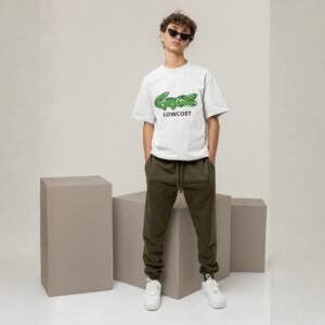 Alternative view of "Lowcost" Lacoste Parody - Drop Shoulder Tee